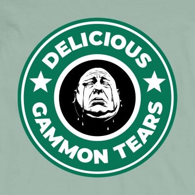 Delicious Gammon Tears T-shirt close up