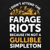 I didn’t attend the Farage Riots T-shirt close up