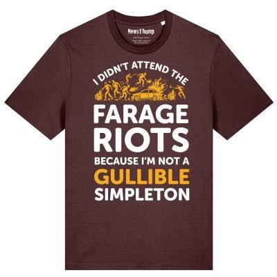 I didn’t attend the Farage Riots T-shirt