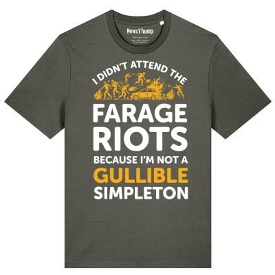 I didn’t attend the Farage Riots T-shirt