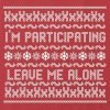I'm participating, leave me alone Christmas T-shirt in Red