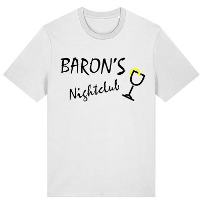 Baron's Nightclub T-shirt front