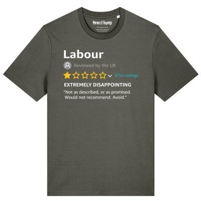 Labour 1-star review T-shirt