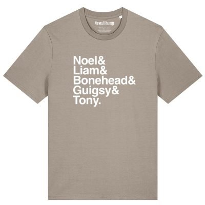 Oasis Beatles Parody T-shirt