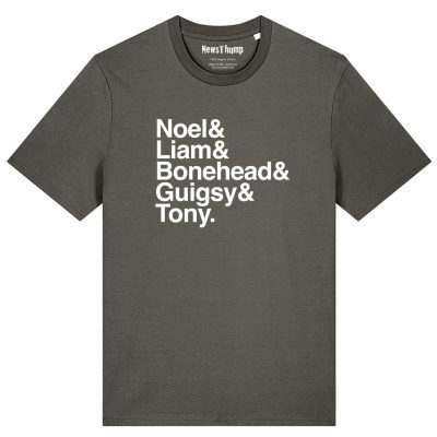Oasis Beatles Parody T-shirt