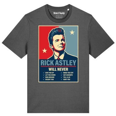Rick Astley Will never T-shirt