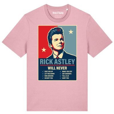 Rick Astley Will never T-shirt