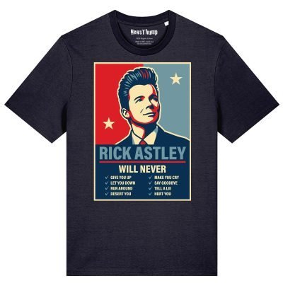 Rick Astley Will never T-shirt