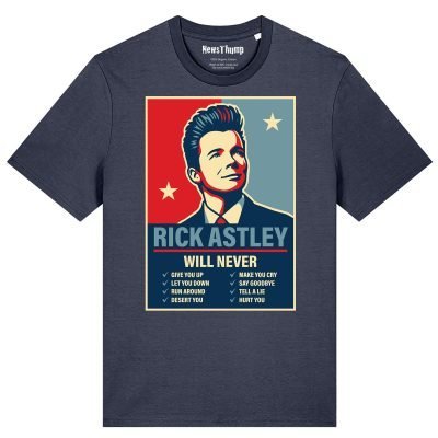 Rick Astley Will never T-shirt