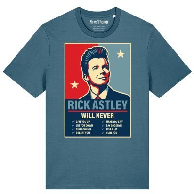 Rick Astley Will never T-shirt