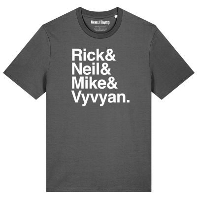 Young Ones band parody T-shirt