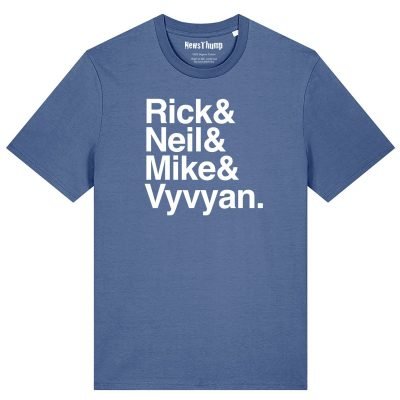 Young Ones band parody T-shirt