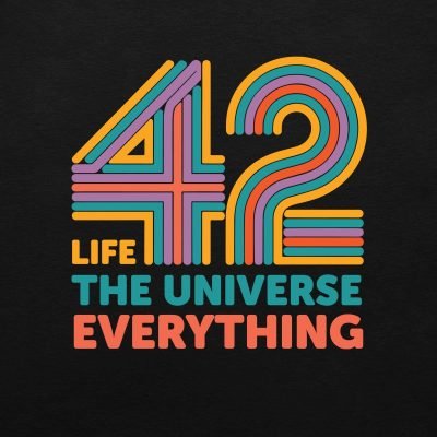42 - Life, The Universe, Everything T-shirt