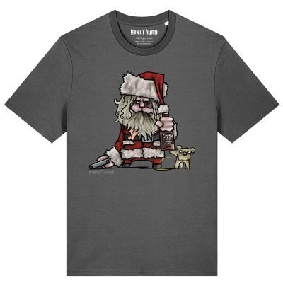 HappyToast Santa T-shirt from Trading Places