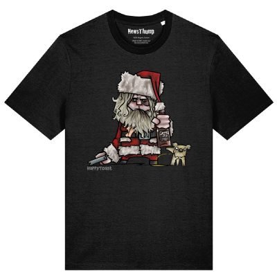 HappyToast Santa T-shirt from Trading Places