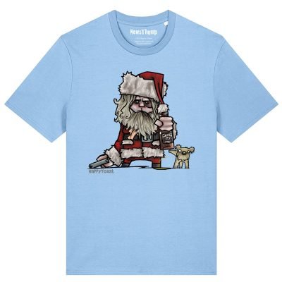 HappyToast Santa T-shirt from Trading Places