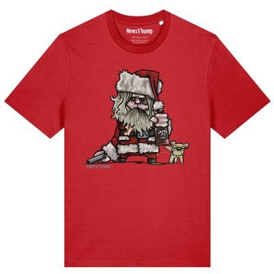 HappyToast Santa T-shirt from Trading Places