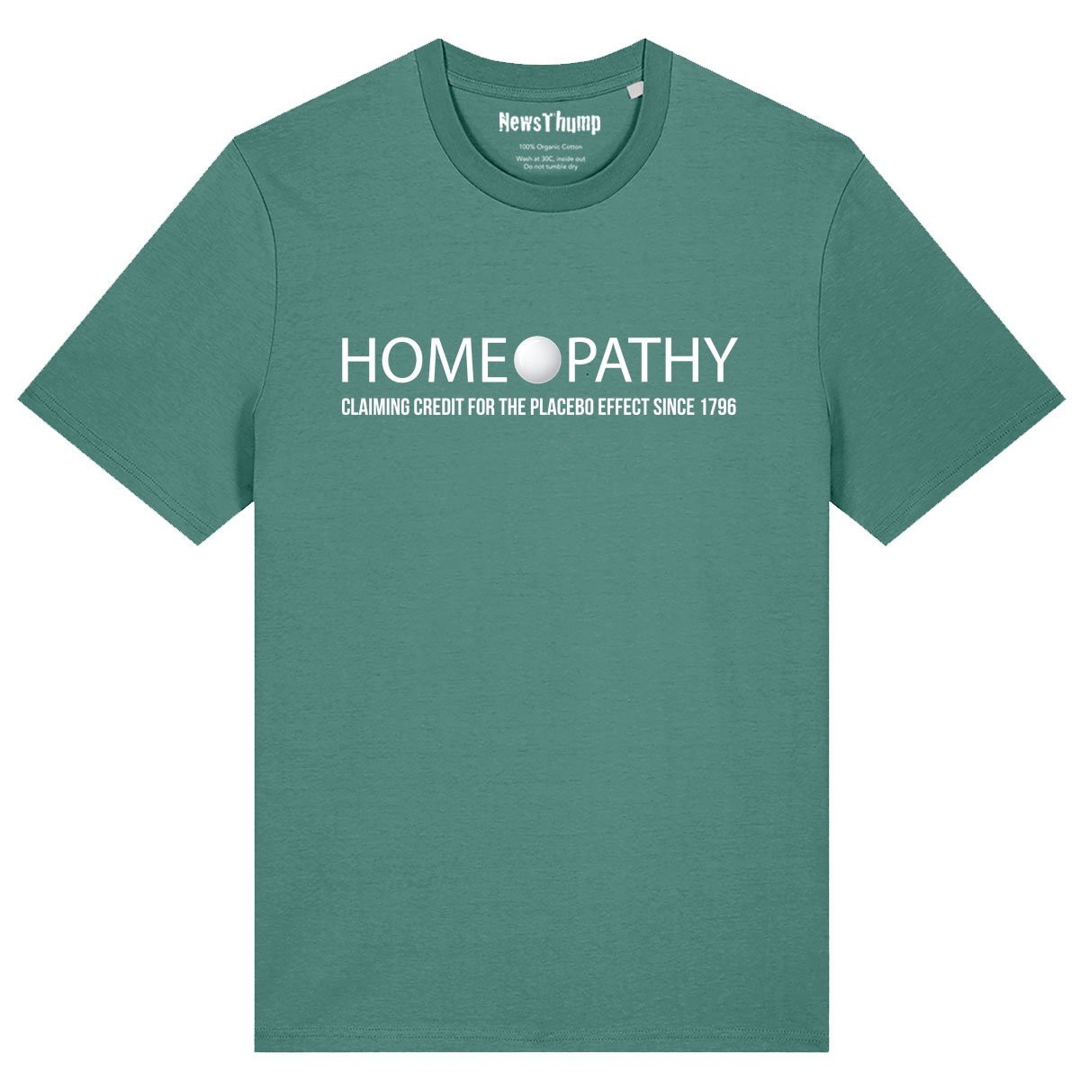 Homeopathy - claiming credit for the placebo effect T-shirt - Image 7