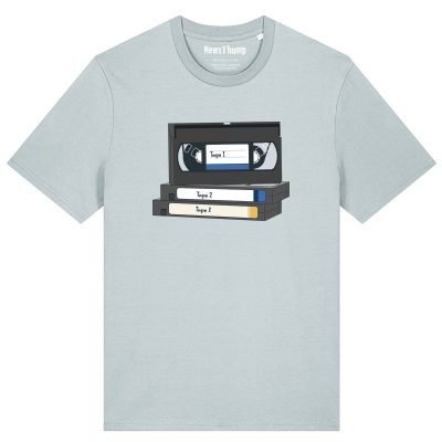Personalised VHS video tape T-shirt