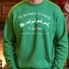 Personalised season of goodwill to all men christmas jumper