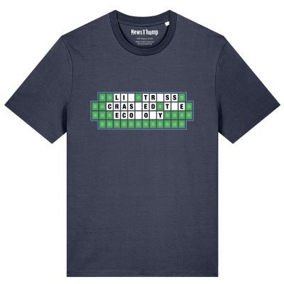 Liz Truss Crashed the Economy T-shirt