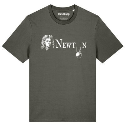 Newton Falling Apple T-shirt
