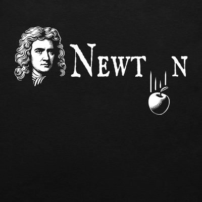 Newton Falling Apple T-shirt
