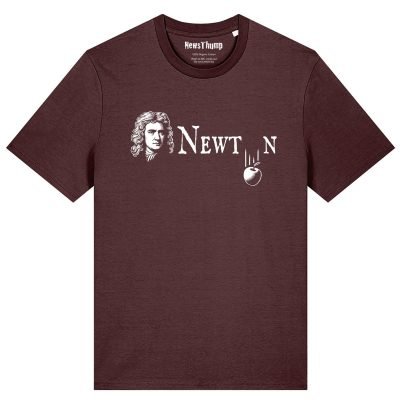 Newton Falling Apple T-shirt