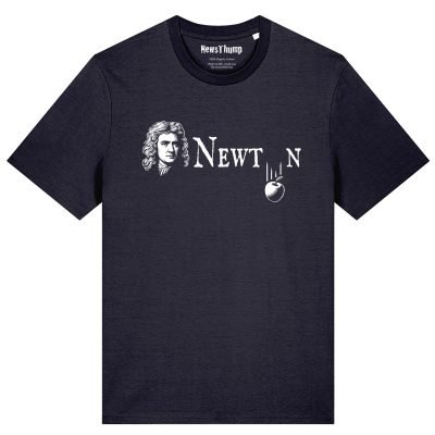 Newton Falling Apple T-shirt
