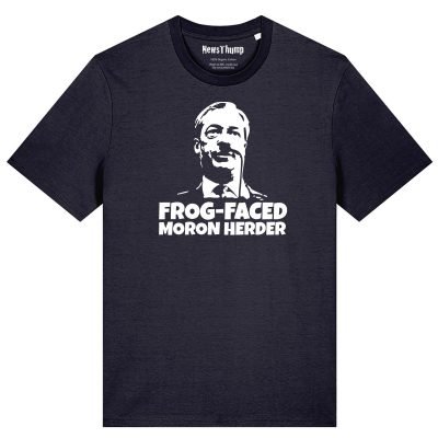 Frog-faced moron-herder T-shirt