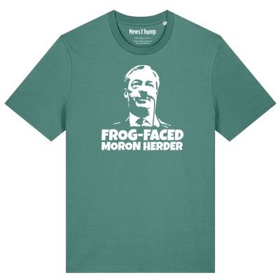 Frog-faced moron-herder T-shirt