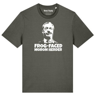 Frog-faced moron-herder T-shirt