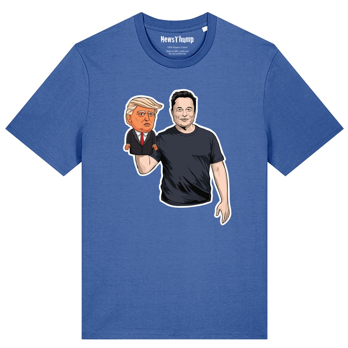 The President and his puppet T-shirt Elon Musk and Donald Trump