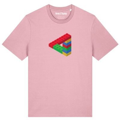 Penrose Triangle made of lego T-shirt