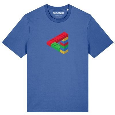 Penrose Triangle made of lego T-shirt