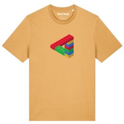 Penrose Triangle made of lego T-shirt