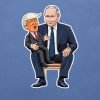 Putin and his Trump puppet T-shirt close up