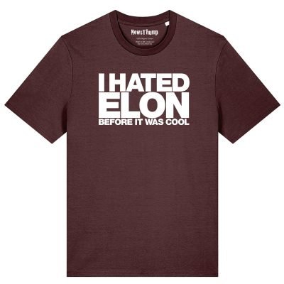 I hated Elon before it was cool T-shirt