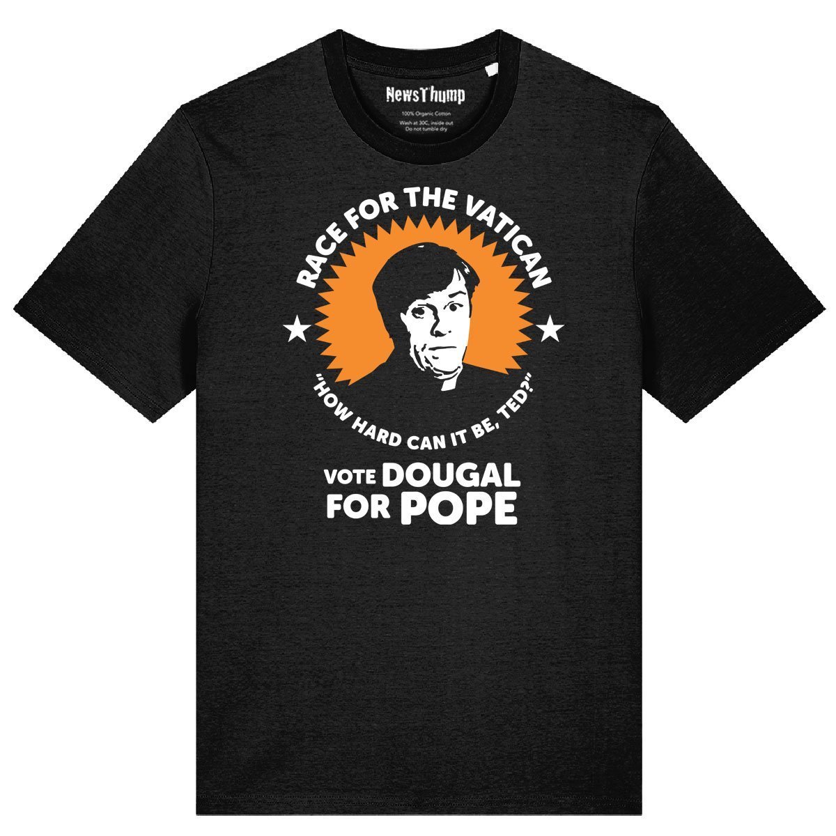 Race for the Vatican - Dougal for Pope T-shirt - Image 2