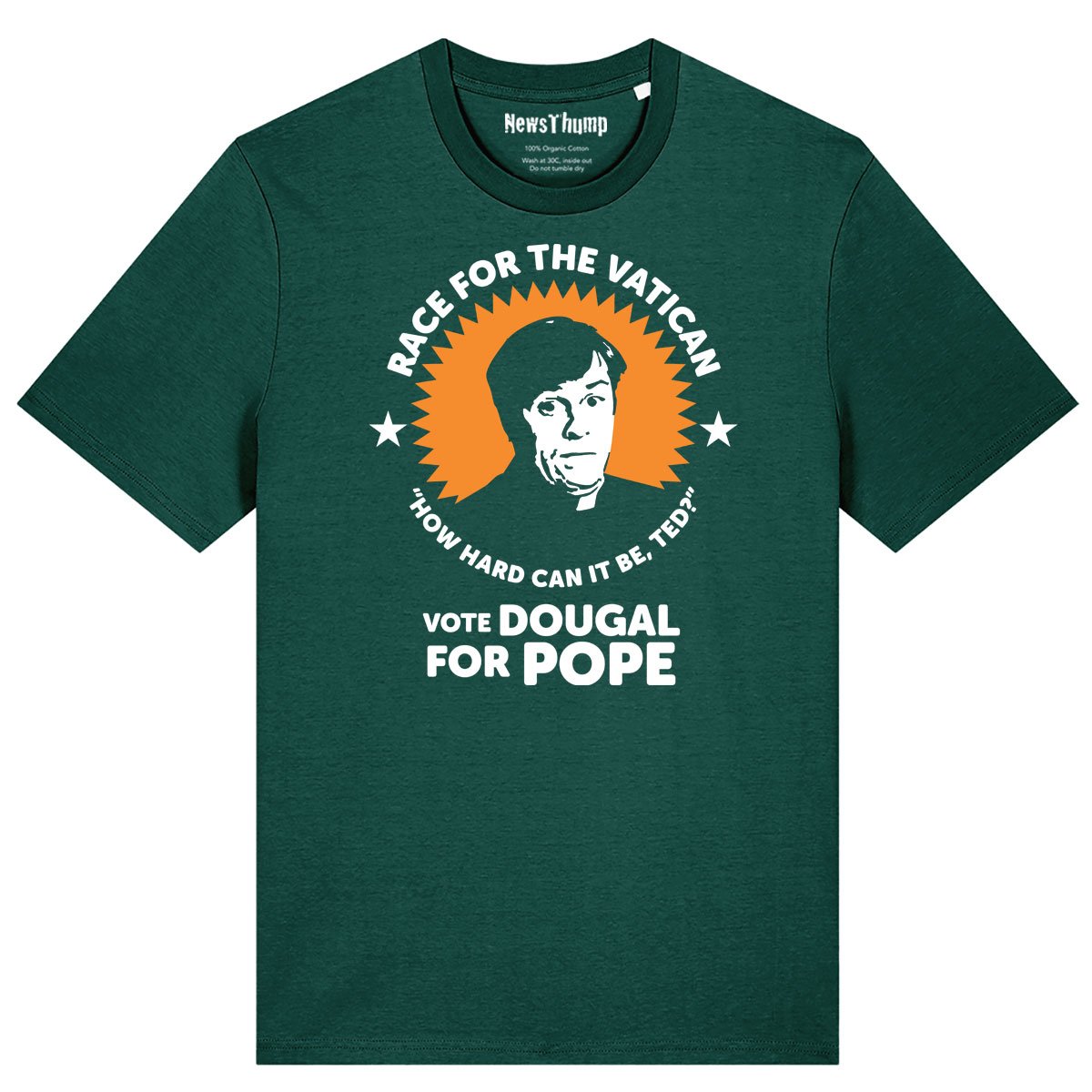 Race for the Vatican - Dougal for Pope T-shirt - Image 8