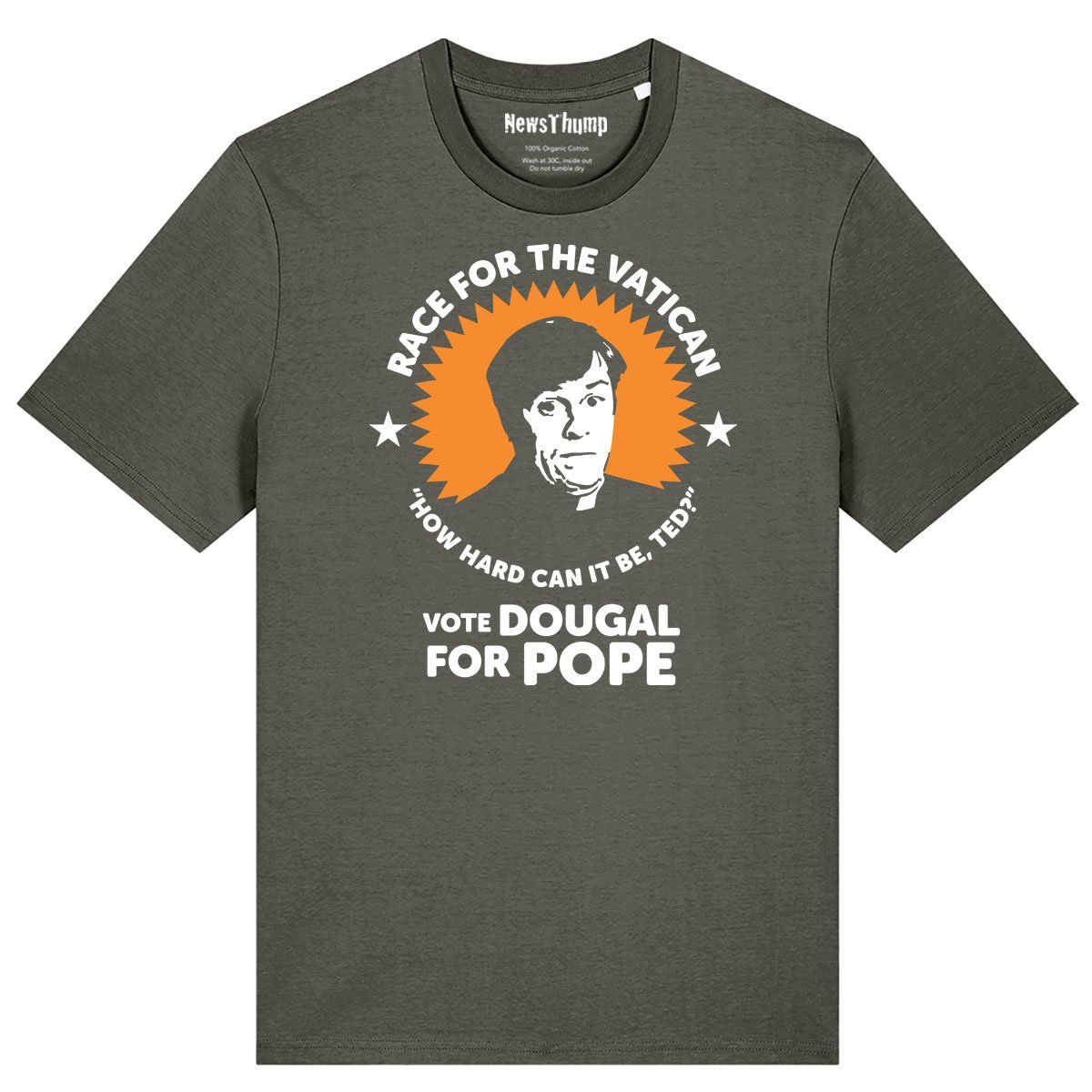 Race for the Vatican - Dougal for Pope T-shirt - Image 7