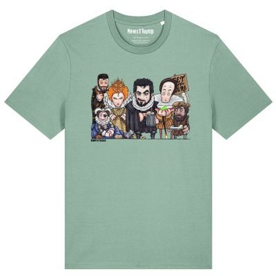 Blackadder II T-shirt by Happytoast