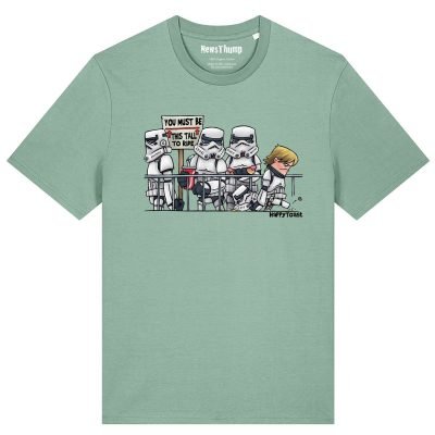 A bit short for a stormtrooper T-shirt