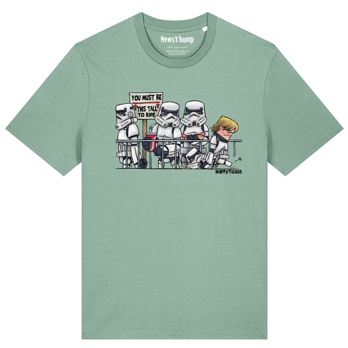 A bit short for a stormtrooper T-shirt