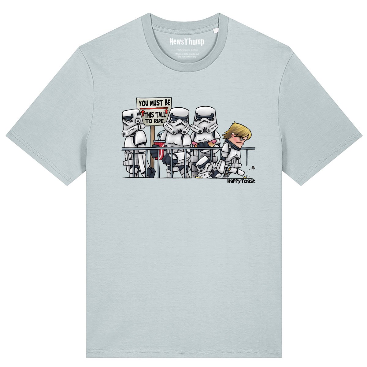 A bit short for a stormtrooper T-shirt