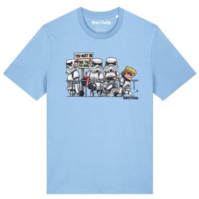 A bit short for a stormtrooper T-shirt