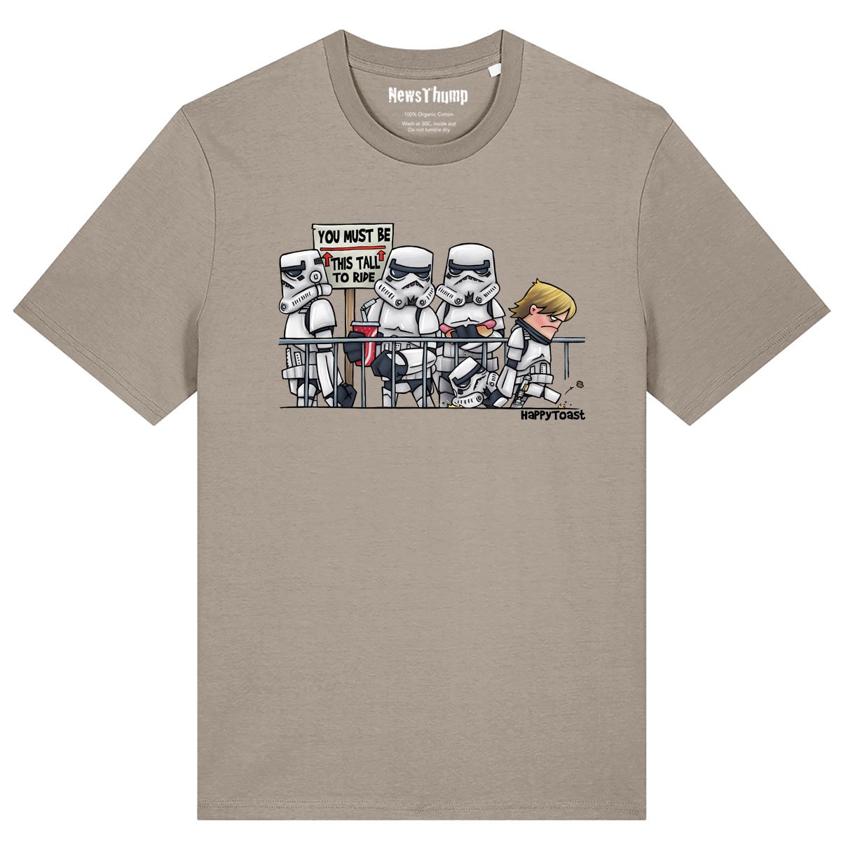 A bit short for a stormtrooper T-shirt