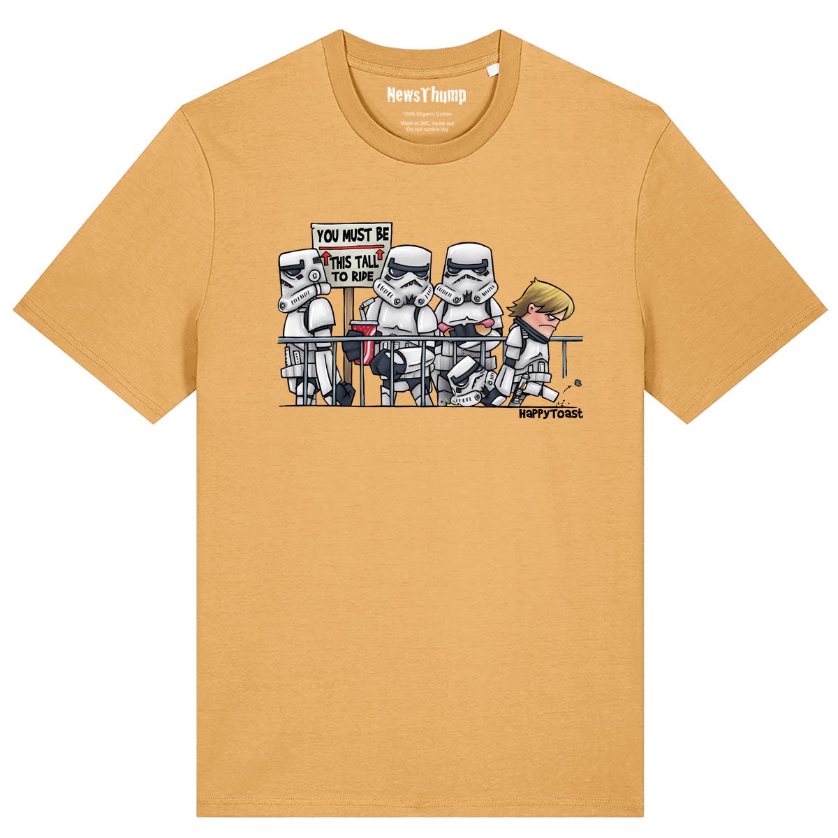 A bit short for a stormtrooper T-shirt