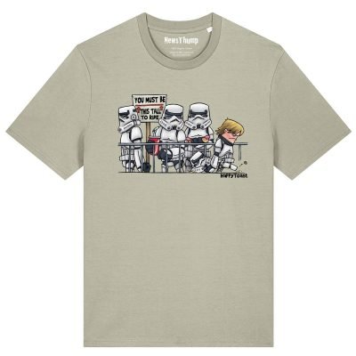 A bit short for a stormtrooper T-shirt