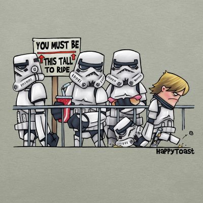A bit short for a stormtrooper T-shirt